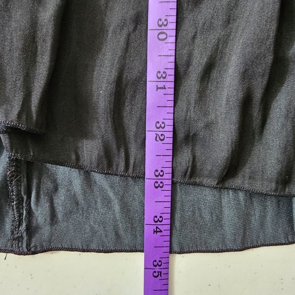 Intimately Free People Sz M Want Your Love Black Mini Dress Smocked Tie Back - Picture 11 of 11